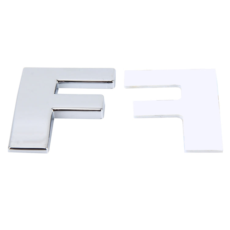 Emblème de badge de véhicule de voiture, lettre anglaise 3D, autocollant adhésif, taille: 4,5*4,5*0,5 cm, D, O, E, P, F, Q, G, R, H, S, I, T, A, J, U, Y, K, V, Z, L, W, B, M, X, C, N
