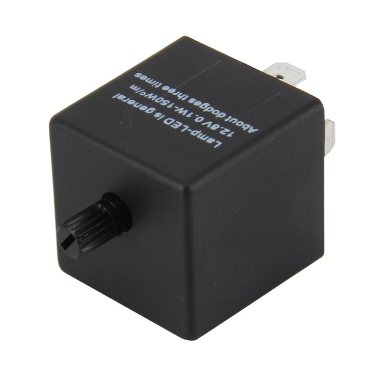 CF13 JL-02 Flasher for LED Auto Car-styling 3-Pin LED Turn Signal Adjustable Frequency Car Flasher Relay Fix Hyper Flash General Lamp-LED Light Relay for Japanese Car, Adjustable Frequency