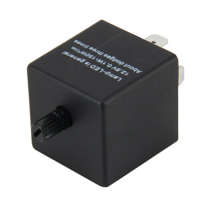 CF13 JL-02 Flasher for LED Auto Car-styling 3-Pin LED Turn Signal Adjustable Frequency Car Flasher Relay Fix Hyper Flash General Lamp-LED Light Relay for Japanese Car, Adjustable Frequency
