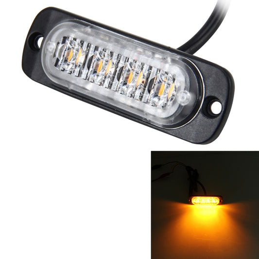 DC 12V-24V 2W 4LEDs SMD-2835 Lampen 17 Blitzmuster 3-Zeilen Auto-Blitzlampe Wasserdichte Auto LKW Notfall Stroboskop Blitz Warnleuchte, Kabellänge: 90cm, 4LEDs