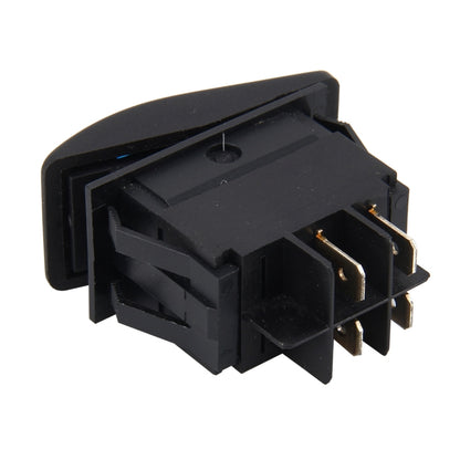 Car Truck Boat Switch Toggle Light Switch 4pin Waterproof 12/24V Bar Style Blue Toggle Reverse Rocker Rear Light Switch Car Auto Universal DIY 4 Pin Boat Cap OFF-ON Push Button with Indicator Light, Button 2