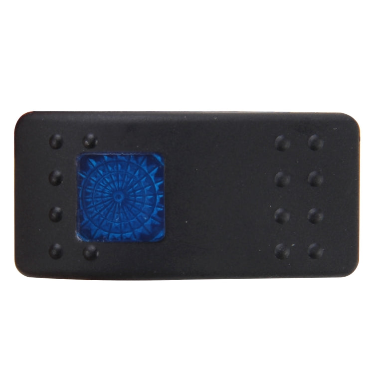 Car Truck Boat Switch Toggle Light Switch 4pin Waterproof 12/24V Bar Style Blue Toggle Reverse Rocker Rear Light Switch Car Auto Universal DIY 4 Pin Boat Cap OFF-ON Push Button with Indicator Light, Button 2