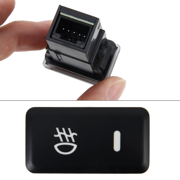 Car Fog Light Lamp Indicator 5 PIN On and Off Button Switch Control Auto Car Fog Light 5 Pin Switch On-Off Button Switch for Toyota, Large Size: 6*2.8*1.7cm, Without Cable