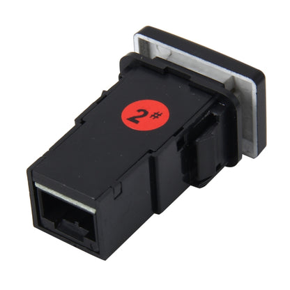 Car Fog Light Lamp Indicator 5 PIN On and Off Button Switch Control 4 Cable Auto Car Fog Light 5 Pin Switch On-Off Button Switch for Toyota, Small Size: 5*2.2*1.7cm, With Cable