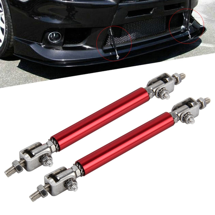 2 PCS Car Modification Large Surrounded By The Rod Telescopic Lever Front and Rear Bars Fixed Front Lip Back Shovel Adjustable Small Rod, Length: 7.5cm, Length: 7.5cm