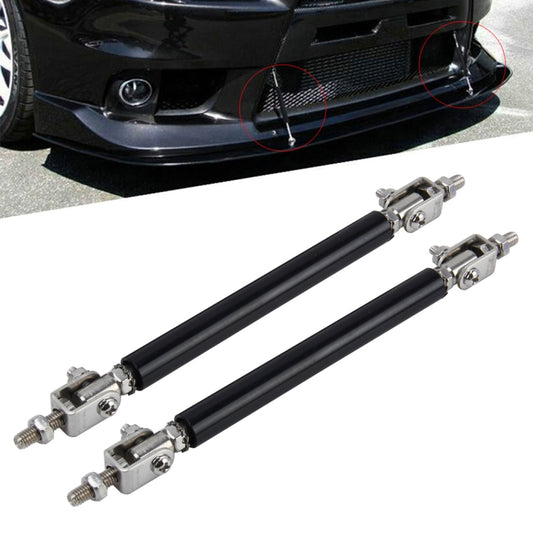 2 PCS Car Modification Large Surrounded By The Rod Telescopic Lever Front and Rear Bars Fixed Front Lip Back Shovel Adjustable Small Rod, Length: 15cm, Length: 15cm