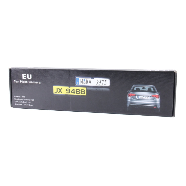 JX-9488 720×540 Effective Pixel NTSC 60HZ CMOS II Universal Waterproof Car Rear View Backup Camera With 2W 80LM 5000K White Light 4LED Lamp, DC 12V, Wire Length: 4m, with LED