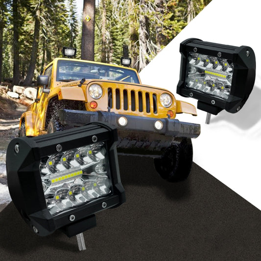 4 inch 15W 1500LM LED Strip Lamp Working Refit Off-road Vehicle Light Roof Strip Light, 4 inch 60W