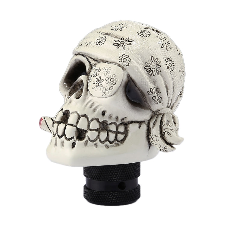Pirate Skull Shaped Universal Vehicle Car Shifter Cover Manual Automatic Gear Shift Knob, Pirate Skull(White), Pirate Skull(Black), Pirate Skull(Red)