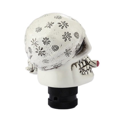 Pirate Skull Shaped Universal Vehicle Car Shifter Cover Manual Automatic Gear Shift Knob, Pirate Skull(White), Pirate Skull(Black), Pirate Skull(Red)