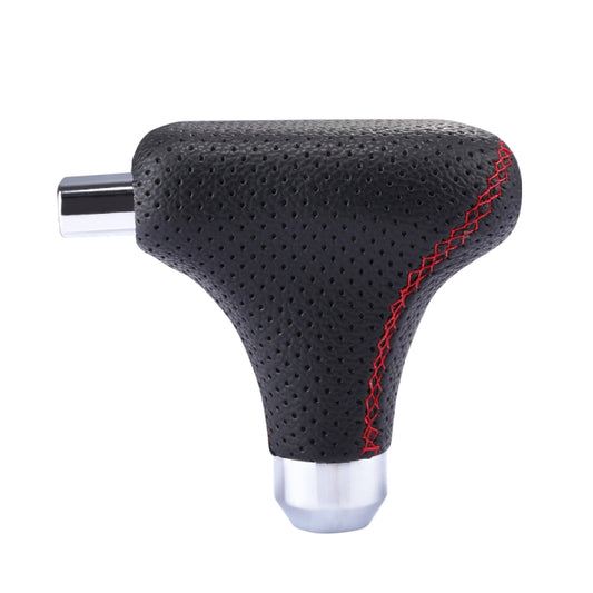 Universal Vehicle Car Black Leather Shifter Cover Manual Automatic Gear Shift Knob, Black Leather Shifter Cover