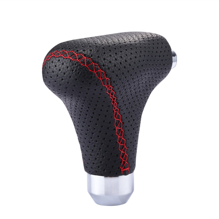 Universal Vehicle Car Black Leather Shifter Cover Manual Automatic Gear Shift Knob, Black Leather Shifter Cover