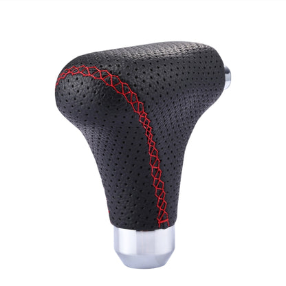 Universal Vehicle Car Black Leather Shifter Cover Manual Automatic Gear Shift Knob, Black Leather Shifter Cover