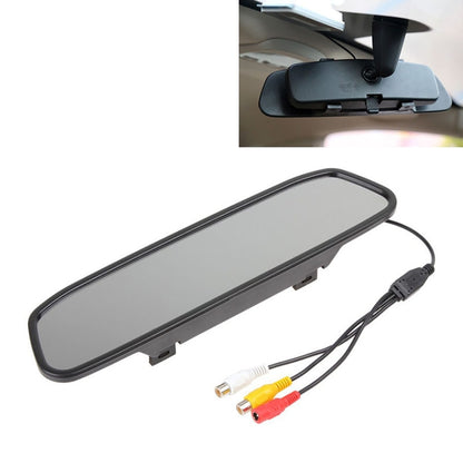 PZ-705 4.3 inch TFT LCD Car Rear View Mirror Monitor for Car Rearview Parking Video Systems, PZ-705