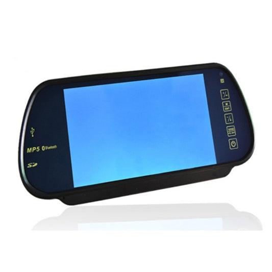PZ-710 7.0 inch TFT LCD Car Rearview Mirror Monitor with Remote Control, Support Bluetooth / MP5 Player, PZ-710