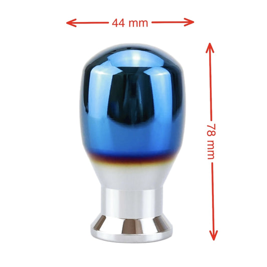 Universal Vehicle Car Blue Aluminum Alloy Gear Shifter Lever Manual Automatic Shift Knob Adapter, Size: 4.4x7.8cm, Shift Knob Adapter 2