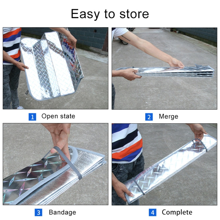 SUV Sun Shade Car Windshield Visor Cover Block Front Window Sunshade UV Protect, Size: 140 x 75cm, 140*75cm