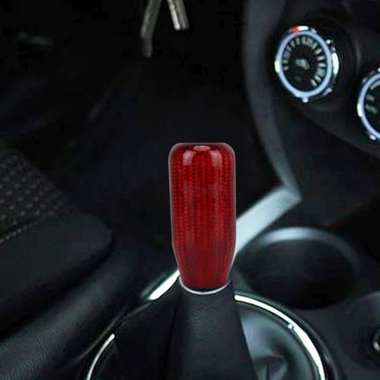 Universal Vehicle Car Shifter Cover Manual Automatic Carbon Fiber Gear Shift Knob, Gear Shift Knob