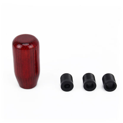 Universal Vehicle Car Shifter Cover Manual Automatic Carbon Fiber Gear Shift Knob, Gear Shift Knob