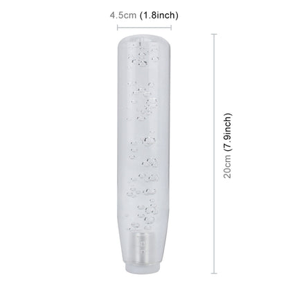 Universal Car Truck Transparent Bubble Colors LED Light Shift Knob Gear Lever Shifter, Length: 20cm, Length: 20cm