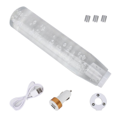 Universal Car Truck Transparent Bubble Colors LED Light Shift Knob Gear Lever Shifter, Length: 20cm, Length: 20cm