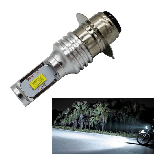 Phares de moto P15D/H6M 1000LM 72W 6000K Lumière blanche 2-LED 3570, DC 12-24V, P15D/H6M