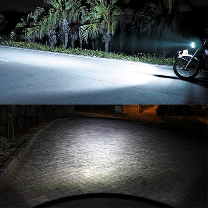 Motorcycle Headlights 750LM 6000K White H6M/P15D 40W 8-LED Bulbs, DC 12-24V, H6M/P15D