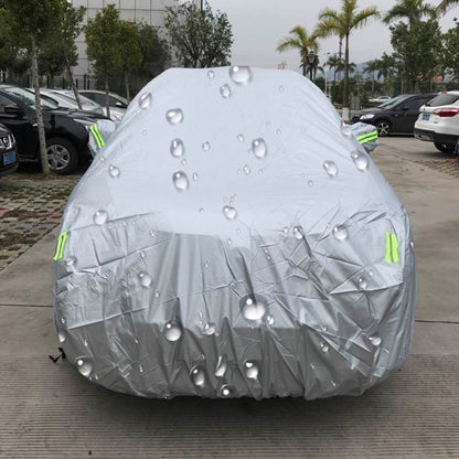 Bâche de protection SUV imperméable et anti-poussière en PEVA avec bandes réfléchissantes, 525 cm (XXL)