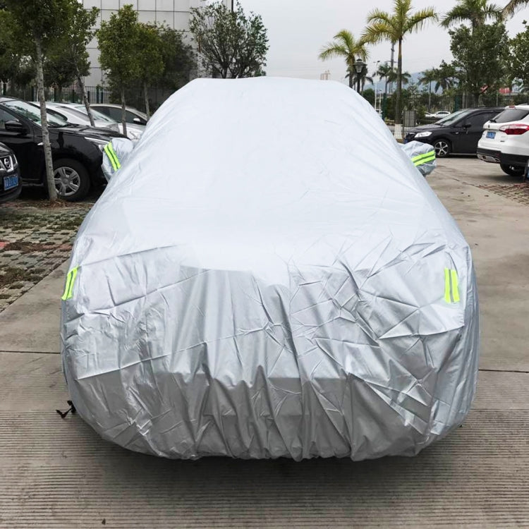 Bâche de protection SUV imperméable et anti-poussière en PEVA avec bandes réfléchissantes, 525 cm (XXL)