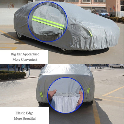 Bâche de protection SUV imperméable et anti-poussière en PEVA avec bandes réfléchissantes, 525 cm (XXL)