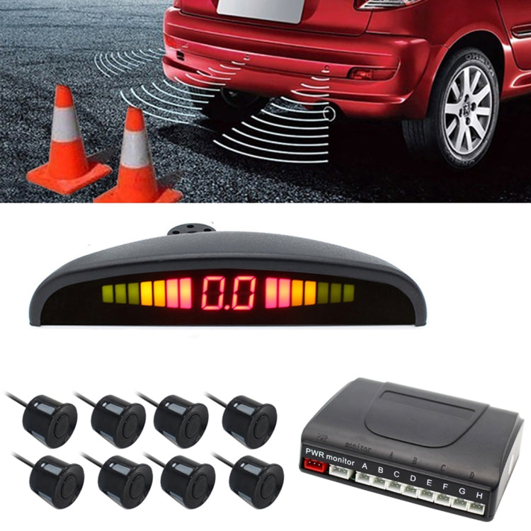 PZ-300-8 Car Parking Reversing Buzzer LED Monitor Parking Alarm ...