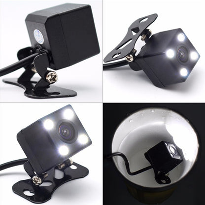 Moniteur vidéo de voiture PZ603 HD stationnement automatique LED vision nocturne caméra de recul CCD avec rétroviseur de voiture 4,3 pouces, avec rétroviseur de voiture 4,3 pouces