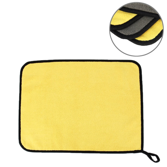 Chiffon de nettoyage et de séchage absorbant en microfibre 40 x 30,5 cm pour lavage de voiture, 40 x 30,5 cm