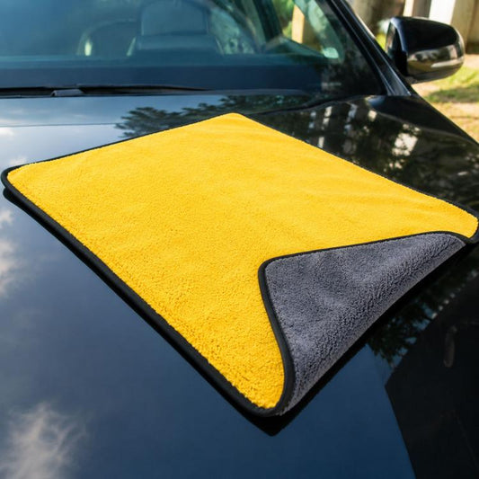 Chiffon de nettoyage et de séchage absorbant en microfibre 40 x 30,5 cm pour lavage de voiture, 40 x 30,5 cm