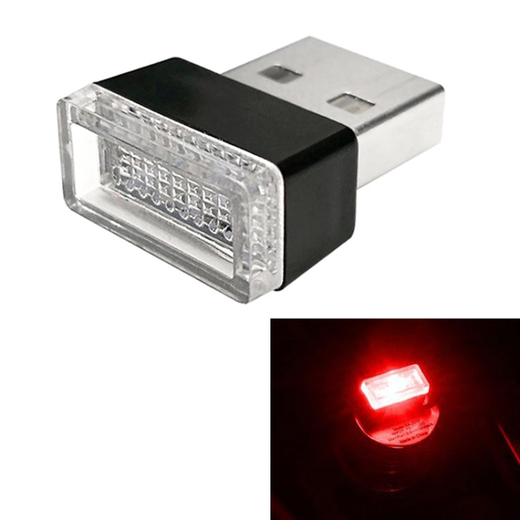 Universal PC Car USB LED Atmosphere Lights Emergency Lighting Decorative Lamp, Ice Blue, Blue Light, Pink Light, Green Light, Red Light, Yellow Light