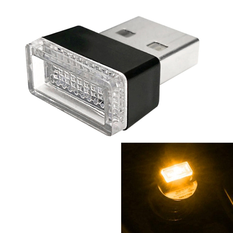 Universal PC Car USB LED Atmosphere Lights Emergency Lighting Decorative Lamp, Ice Blue, Blue Light, Pink Light, Green Light, Red Light, Yellow Light
