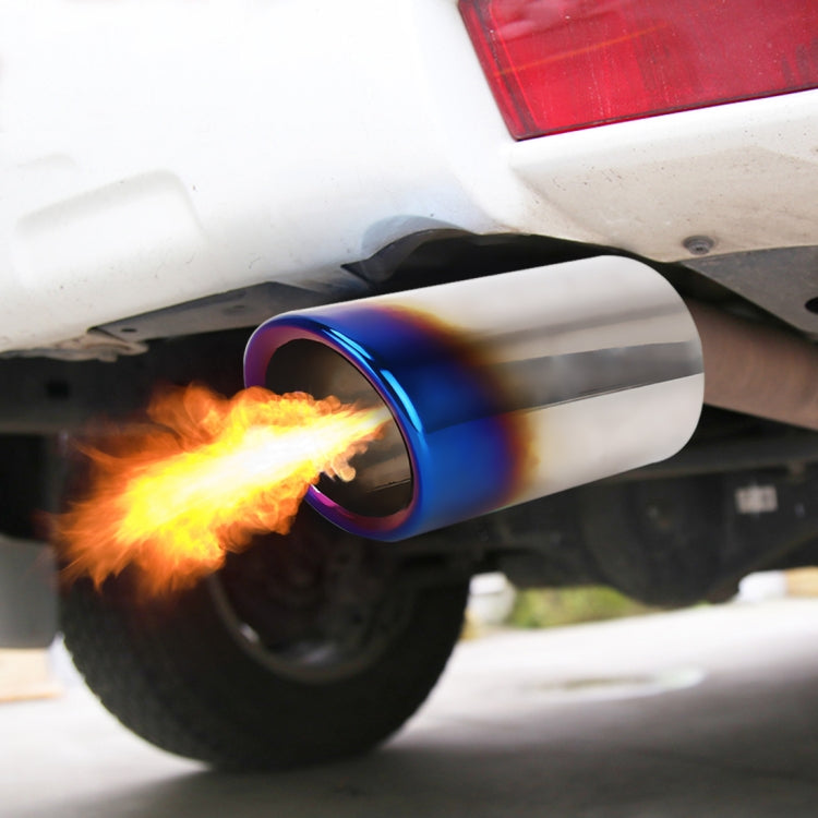 2 PCS Car Styling Stainless Steel Exhaust Tail Muffler Tip Pipe for VW Volkswagen 1.8T/2T Swept Volume, Audi A1/A3/A4L/Q3/Q5, 1.8T/2T