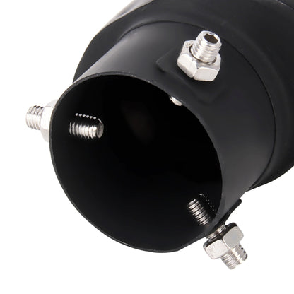 Universal Car Styling Stainless Steel Straight Double Outlets Exhaust Tail Muffler Tip Pipe, Straight Double