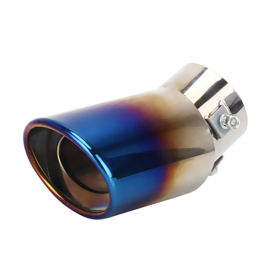 Universal Car Styling Stainless Steel Curved Exhaust Tail Muffler Tip Pipe, Curved