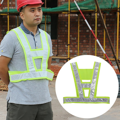 Reflective Fluorescent Vest Driving School Construction Traffic Safty Warning Reflective Vest, Vest 2