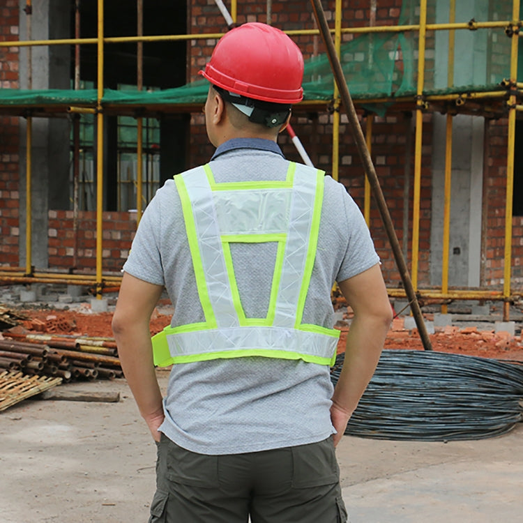 Reflective Fluorescent Vest Driving School Construction Traffic Safty Warning Reflective Vest, Vest 2