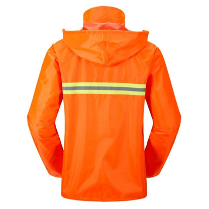 Adult Split Reflective Raincoats Rain Pants Cleaners Waterproof Clothes Labor Insurance Safety Sanitation Suits, Size: L, Size: L