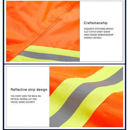 Adult Split Reflective Raincoats Rain Pants Cleaners Waterproof Clothes Labor Insurance Safety Sanitation Suits, Size: L, Size: L