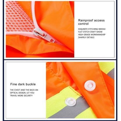 Adult Split Reflective Raincoats Rain Pants Cleaners Waterproof Clothes Labor Insurance Safety Sanitation Suits, Size: L, Size: L