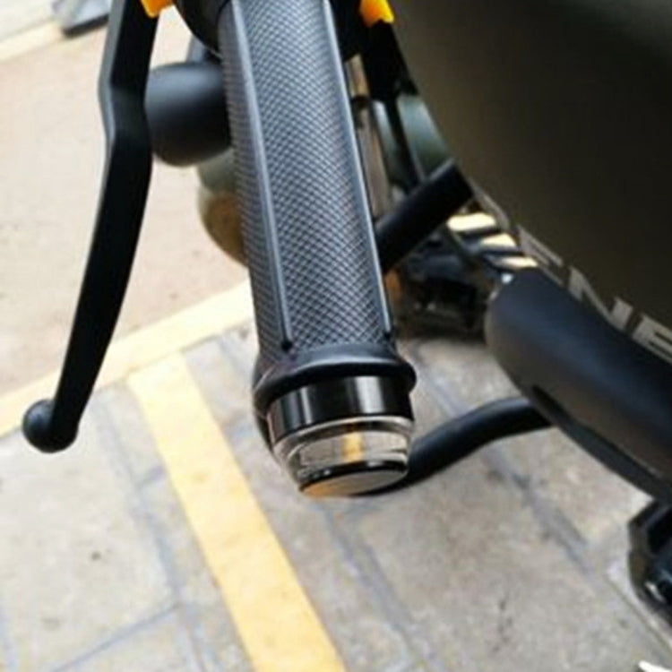 Feu de signalisation de virage de moto, clignotant, prise de guidon, feu de position latéral, lampe de guidon LED, lumière rouge, double feu de virage