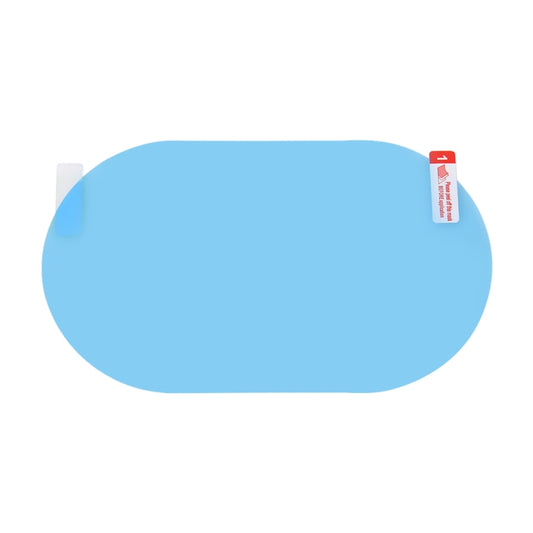 Car Oval PET Rearview Mirror Protective Window Clear Anti-fog Waterproof Rain Shield Film, Size:10x15cm, 10x15cm