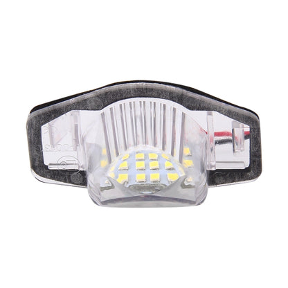 2 PCS DC 12V 2W 120LM 6000K LED License Plate Light 18-SMD 3528 Bulbs Lamps for Honda JAZZ(FIT) 02-17, Odyssay 08-17, Stream 01-05, CR-V 07-17, For Honda JAZZ(FIT)