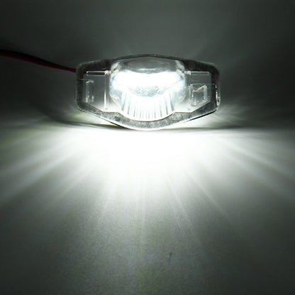 2 PCS DC 12V 2W 120LM 6000K LED License Plate Light 18-SMD 3528 Bulbs Lamps for Honda JAZZ(FIT) 02-17, Odyssay 08-17, Stream 01-05, CR-V 07-17, For Honda JAZZ(FIT)