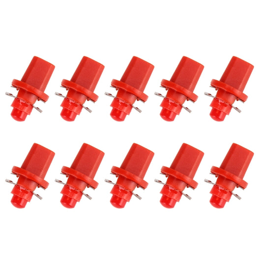 10 PCS 0.4W B8.5 Wedge Instrument Panel COB LED Light Dashboard Gauge Cluster Indicator Lamp Bulb, 0.4W B8.5