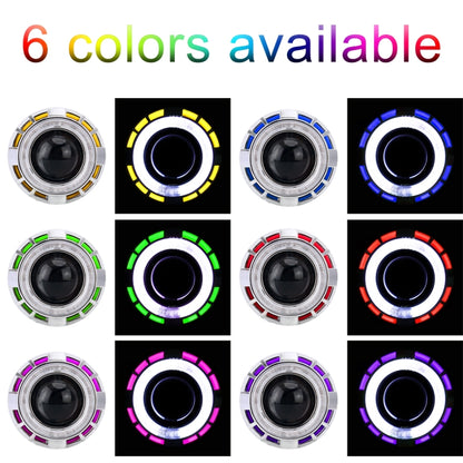 IPHCAR G262 H1 3.0 inch 12V Bi-Xenon Projector Lens Headlight with Exquisite Angle Eyes Decoration for Right Driving, For Right Driving
